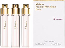 Düfte, Parfümerie und Kosmetik Maison Francis Kurkdjian A La Rose - Duftset (Eau de Parfum 3x11ml)