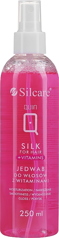 Flüssige Haarseide mit Vitaminen - Silcare Quin Silk for Hair + Vitamins  — Bild N1