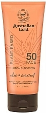Düfte, Parfümerie und Kosmetik Wasserfeste Sonnenschutzlotion für das Gesicht mit Pflanzenextrakten SPF 50 - Australian Gold Plant Based Sunscreen Face Lotion SPF 50