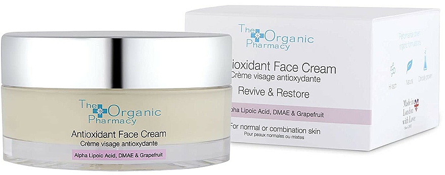 Antioxidative Gesichtscreme - The Organic Pharmacy Antioxidant Face Cream — Bild N1