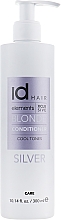 Conditioner für gebleichtes und blondes Haar - idHair Elements XCLS Blonde Silver Conditioner — Bild N3