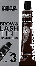 Augenbrauen- und Wimpernfärben - Andmetics Brow & Lash Tint — Bild N3