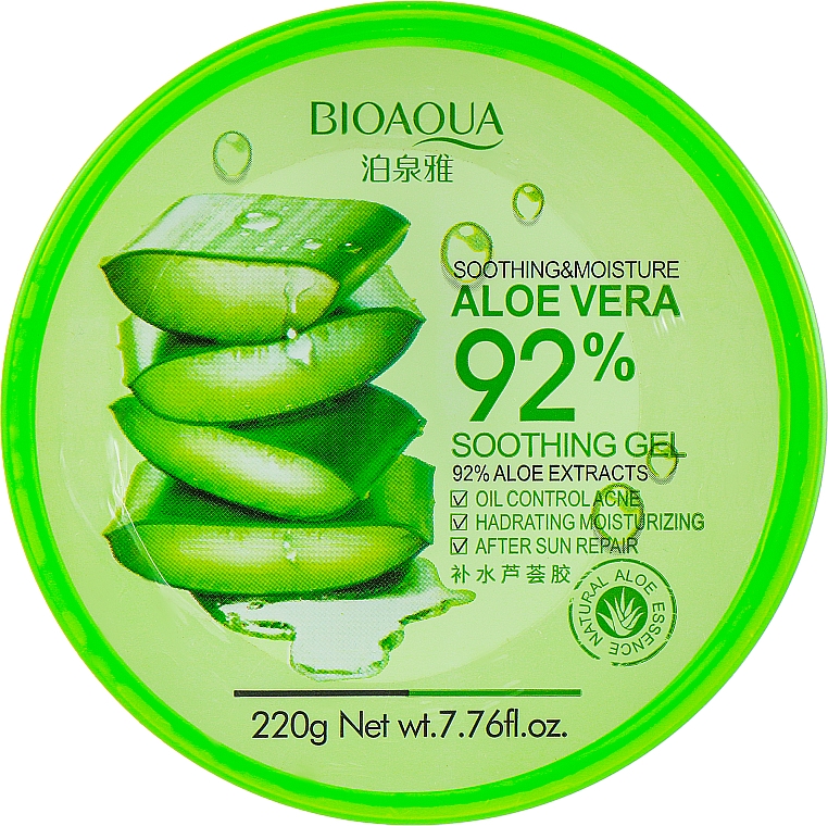 Gel für Gesicht und Körper - Bioaqua Aloe Vera 92% Soothing Gel — Bild N5