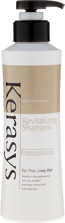Revitalisierendes Shampoo für trockenes, strapaziertes und schwaches Haar - KeraSys Hair Clinic Revitalizing Shampoo 