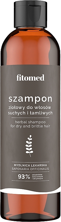 Mandel Shampoo für trockenes und normales Haar - Fitomed Herbal Shampoo For Dry And Normal Hair