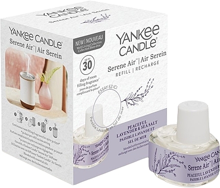 Nachfüller für elektrischen Aromadiffusor Friedlicher Lavendel und Meersalz - Yankee Candle Serene Air — Bild N2