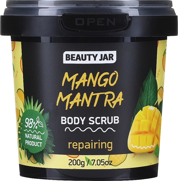 Revitalisierendes Körperpeeling - Beauty Jar Mango Mantra Body Scrub  — Bild N1