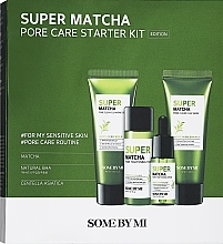 Set - Some By Mi Super Matcha Pore Care Starter Kit (gel/45ml + mask/42g + toner/30ml + f/ser/10ml) — Bild N1