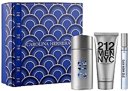 Carolina Herrera 212 Men NYC  - Duftset (Eau de Toilette 100ml + Eau de Toilette Mini 10ml + After Shave Gel 100ml) — Bild N1