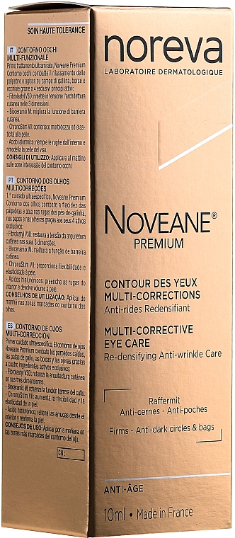 Multifunktionale Anti-Aging Creme für die Augenpartie - Noreva Laboratoires Noveane Premium Multi-Corrective Eye Care — Bild N4