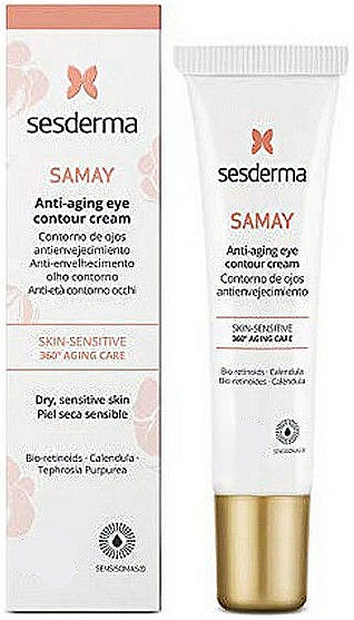 Anti-Aging Augenkonturcreme für trockene und empfindliche Haut - SesDerma Laboratories Samay Anti-Ageing Cream For Eye — Bild N1