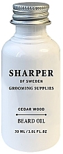 Bartöl Zeder - Sharper of Sweden Cedar Wood Beard Oil — Bild N1