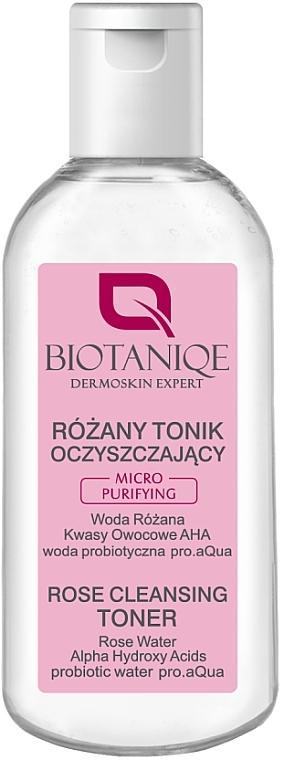 Gesichtsreinigungstoner - Biotaniqe Rose Cleansing Toner — Bild N1