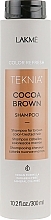 Düfte, Parfümerie und Kosmetik Shampoo Cocoa Brown für gefärbtes Haar - Lakme Teknia Color Refresh Cocoa Brown Shampoo