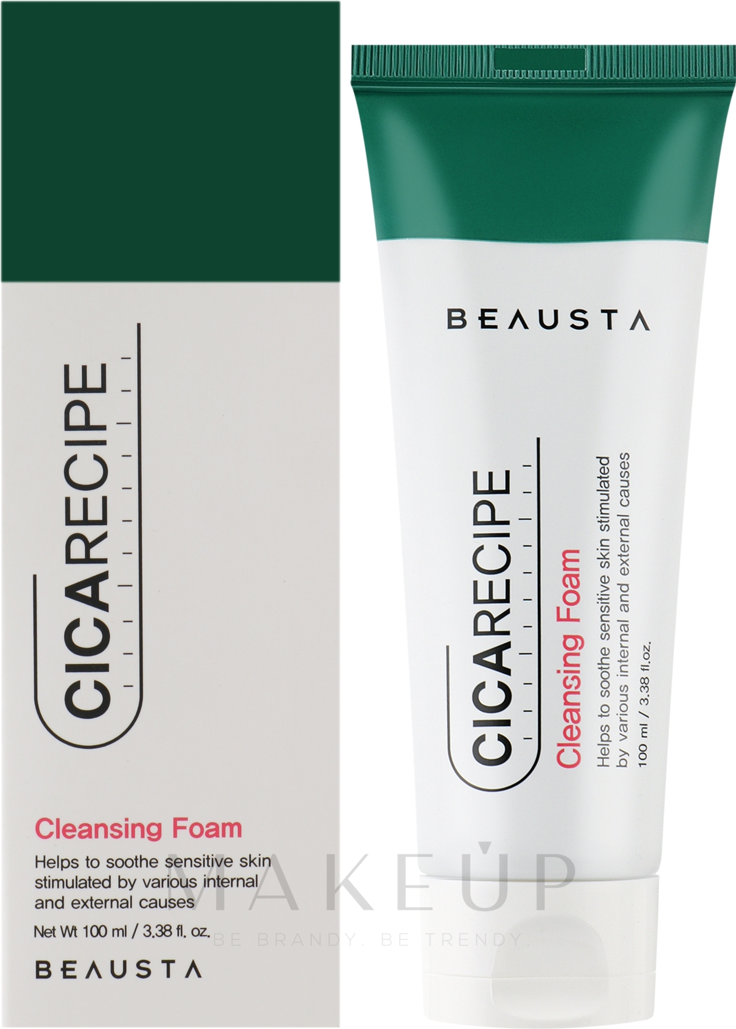 Gesichtsreinigungsschaum mit Centella-Extrakt - Beausta Cicarecipe Cleansing Foam — Bild 100 ml