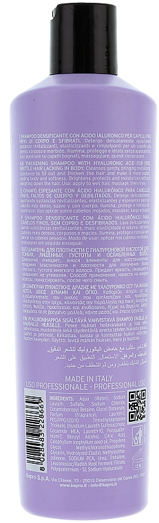 Verdickendes Shampoo mit Hyaluronsäure - KayPro Special Care Shampoo — Bild N2