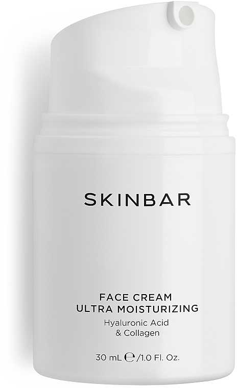 Feuchtigkeitsspendende Gesichtscreme mit Hyaluronsäure und Kollagen - SKINBAR Hyaluronic Acid & Collagen Face Cream — Bild N2