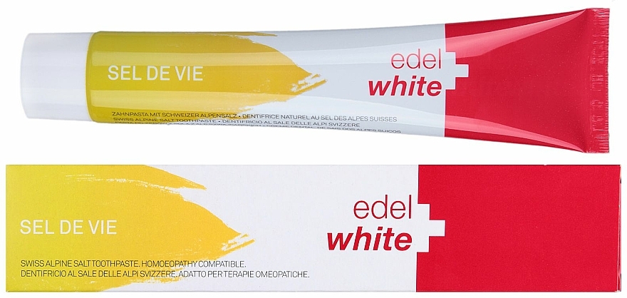 Aufhellende Zahnpasta - EDEL+WHITE Sel De Vie — Foto N1