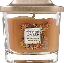 Düfte, Parfümerie und Kosmetik Duftkerze - Yankee Candle Elevation Collection Amber & Acorn