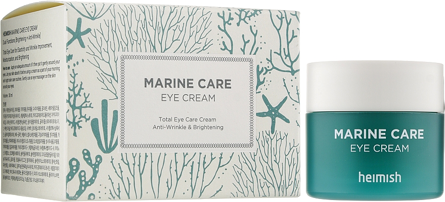 Reichhaltige Anti-Aging Augencreme mit fermentierten Algenextrakten - Heimish Marine Care Eye Cream — Bild N2