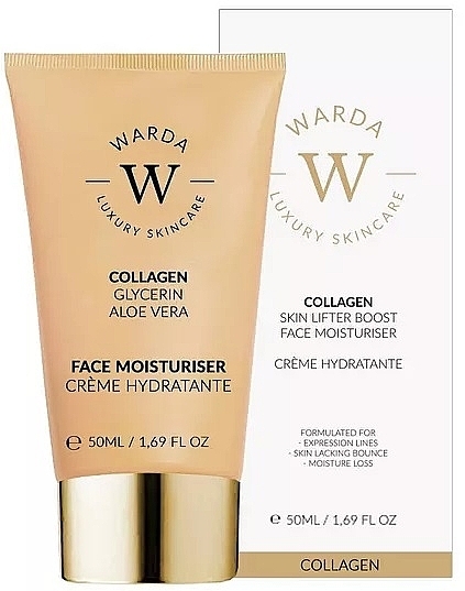 Feuchtigkeitsspendende Gesichtscreme mit Kollagen - Warda Skin Lifter Boost Collagen Face Moisturizer — Bild N1