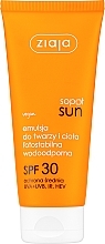 Wasserfeste Emulsion für Gesicht und Körper - Ziaja Sopot Sun Face & Body Emulsion SPF 30 — Bild N1