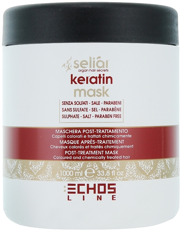 Keratin Haarmaske - Echosline Seliar Keratin Mask  — Bild N3