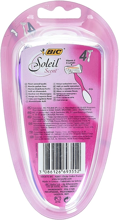 Einwegrasierer 4 St. - Bic Soleil Scent — Bild N2