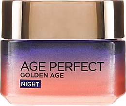 Stärkende Anti-Aging Nachtcreme - L'Oreal Paris Age Perfect Golden Age Night Cream — Bild N3