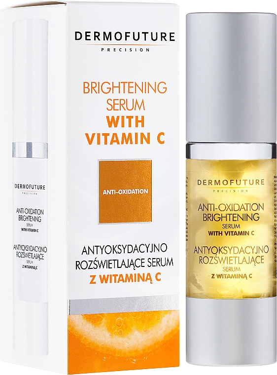 Antioxidatives und aufhellendes Nachtsserum mit Vitamin C für das Gesicht - DermoFuture Brightening Serum With Vitamin C — Bild N1