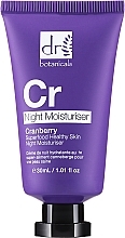 Feuchtigkeitscreme für das Gesicht für die Nacht - Dr. Botanicals Cranberry Superfood Healthy Skin Night Moisturiser — Bild N1