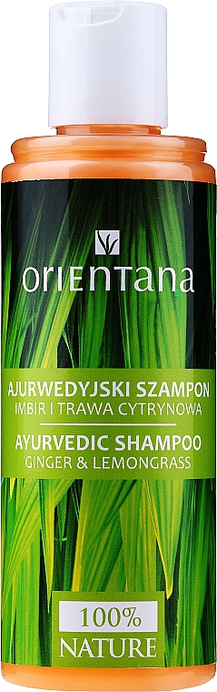 Ayurvedisches Shampoo mit Ingwer und Zitronengras - Orientana Ayurvedic Shampoo Ginger & Lemongrass — Bild N1