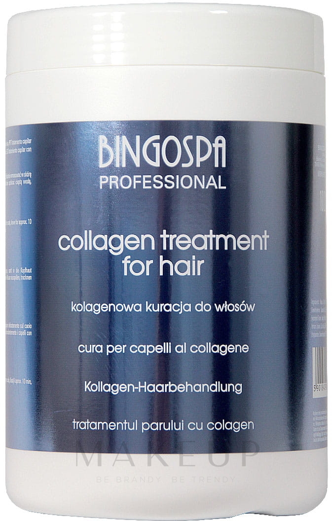 Kollagen-Haarmaske - BingoSpa Collagen Treatment For Hair — Bild 1000 g
