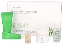 Hayejin Blessing of Sprout Calming Trial Kit (Gel 15ml + Tonikum 15ml + Augencreme 15ml + Serum 8ml + Creme 10 ml) - Set — Bild N1