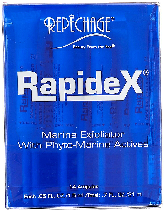 Gesichtspeeling mit Phyto-Marine-Extrakten und Fruchtsäuren in Ampullen - Repechage Rapidex Marine Exfoliator With Phyto-Marine Actives — Bild N1