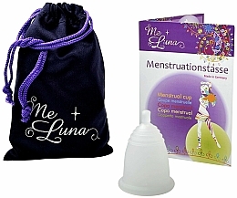 Menstruationstasse Größe S transparent - MeLuna Classic Menstrual Cup Ball — Bild N1