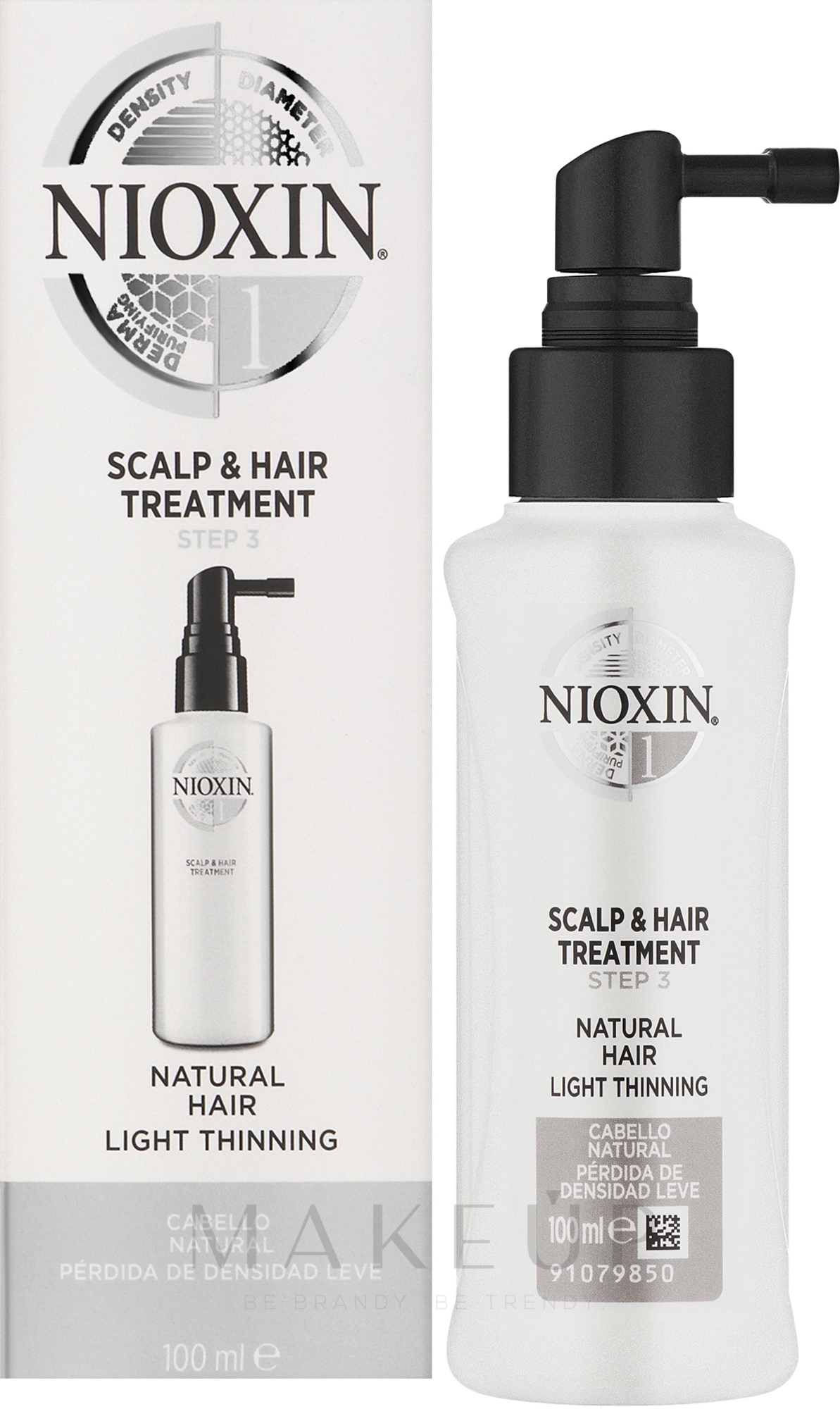Feuchtigkeitsspendende Kopfhautpflege für normales und kräftiges Haar - Nioxin Thinning Hair System 1 Scalp Treatment — Bild 100 ml