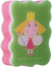 Badeschwamm für Kinder Ben und Holly grün-rosa - Suavipiel Ben & Holly Bath Sponge — Bild N1
