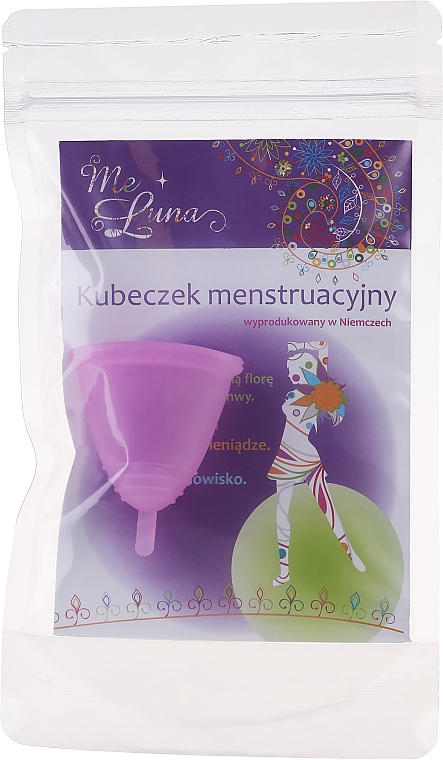 Menstruationstasse Größe M rosa - MeLuna Soft Menstrual Cup Stem — Bild N1