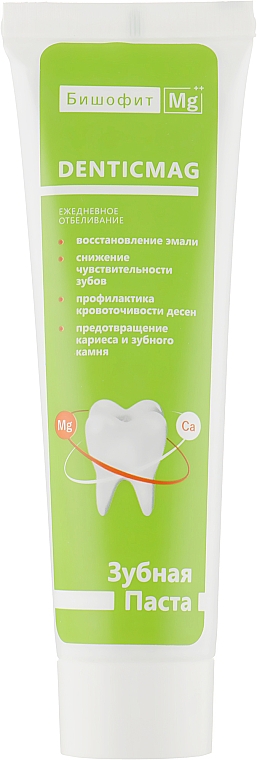 Wybielaj№ca pasta do zkbyw z bischofitem - Biszofit Mg++ DenticMag — Bild N2