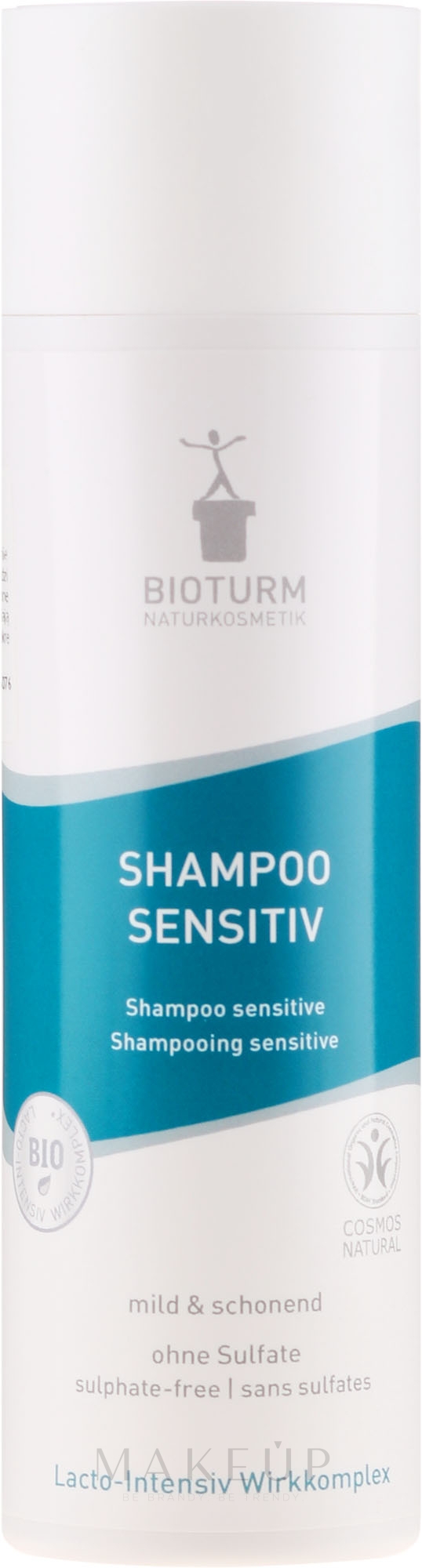 Mildes und schonendes Shampoo für empfindliche Kopfhaut - Bioturm Shampoo Sensitiv Nr. 23 — Bild 200 ml