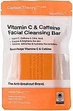 Reinigende Seife mit Vitamin C und Koffein - Carbon Theory Vitamin C & Caffeine Facial Cleansing Bar — Bild N1