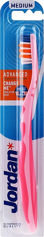 Zahnbürste mittel Advanced rosa - Jordan Advanced Medium — Bild N1