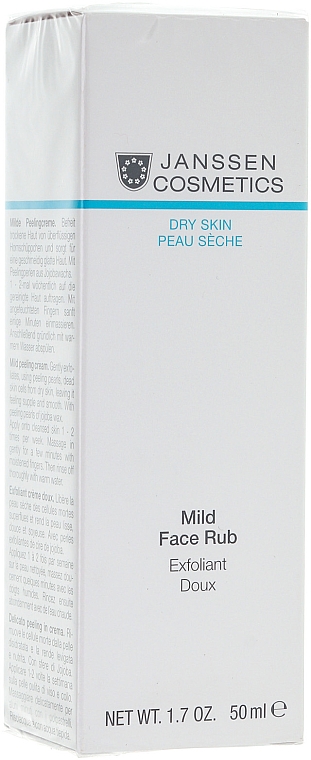 Sanfte Peelingcreme für Gesicht mit Jojobaperlen - Janssen Cosmetics Mild Face Rub — Bild N1