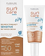 BB-Creme für empfindliche Haut - Floslek Sun Care Derma Sensitive BB Tinted Cream SPF 50 — Bild N2