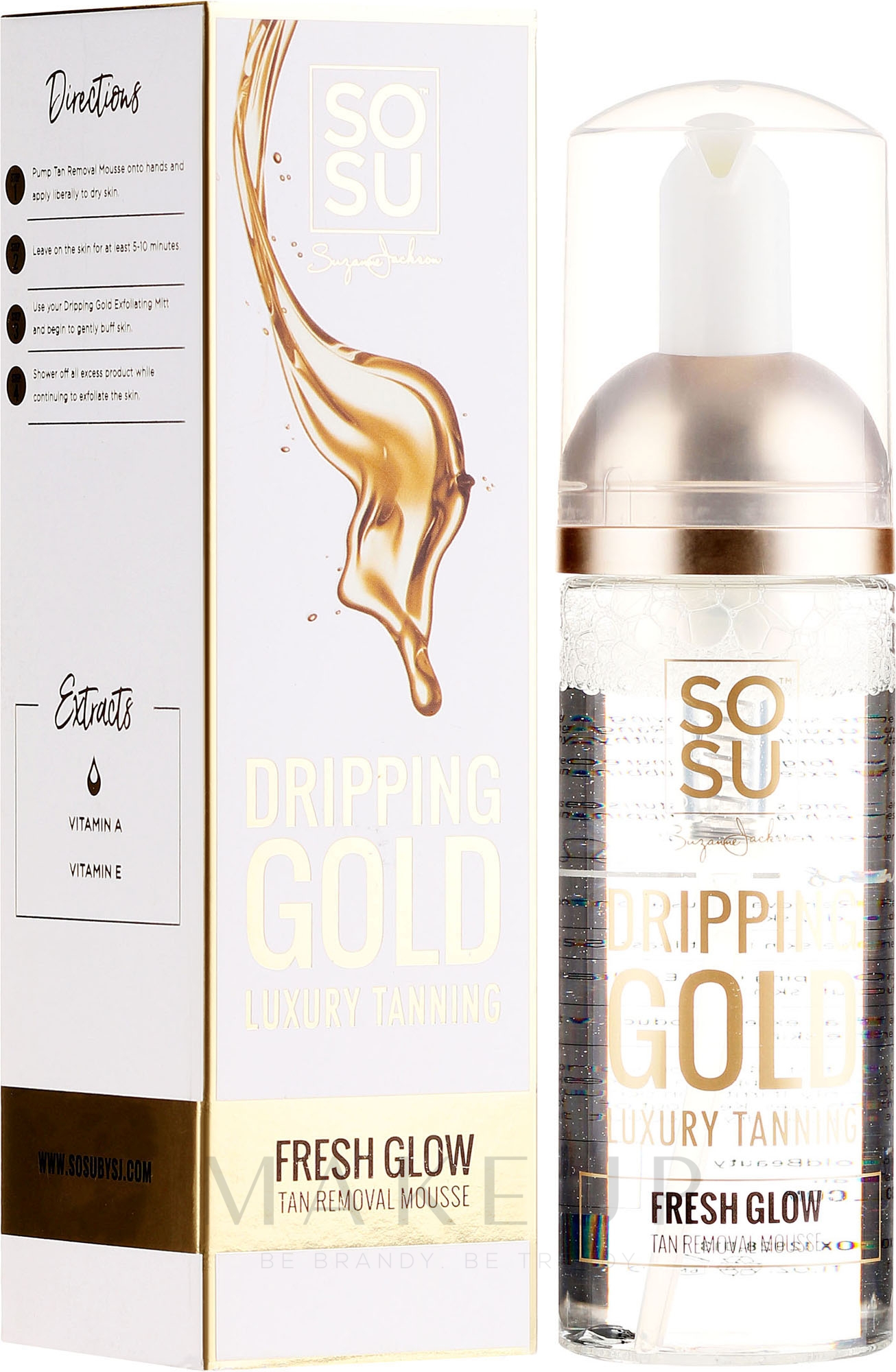Bräunungsentferner-Mousse - Sosu by SJ Luxury Tanning Dripping Gold Tan Removal Mousse — Bild 150 ml