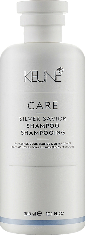 Haarshampoo Silberner Glitzer - Keune Care Silver Savior Shampoo — Bild N1