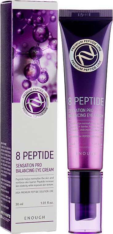Anti-Aging-Augencreme mit Peptiden - Enough 8 Peptide Sensation Pro Balancing Eye Cream — Bild N2