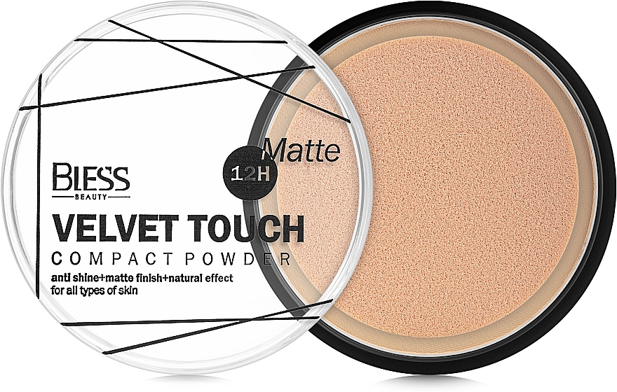 Kompaktes Gesichtspuder - Bless Beauty Velvet Touch Compact Powder — Bild N2