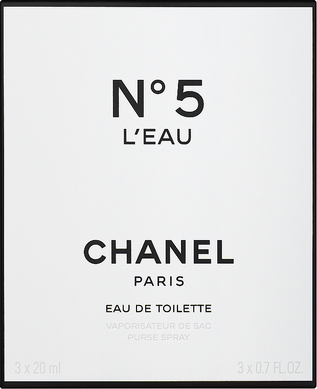 Chanel N5 L`Eau - Eau de Toilette (3x20ml Refill) — Bild N1